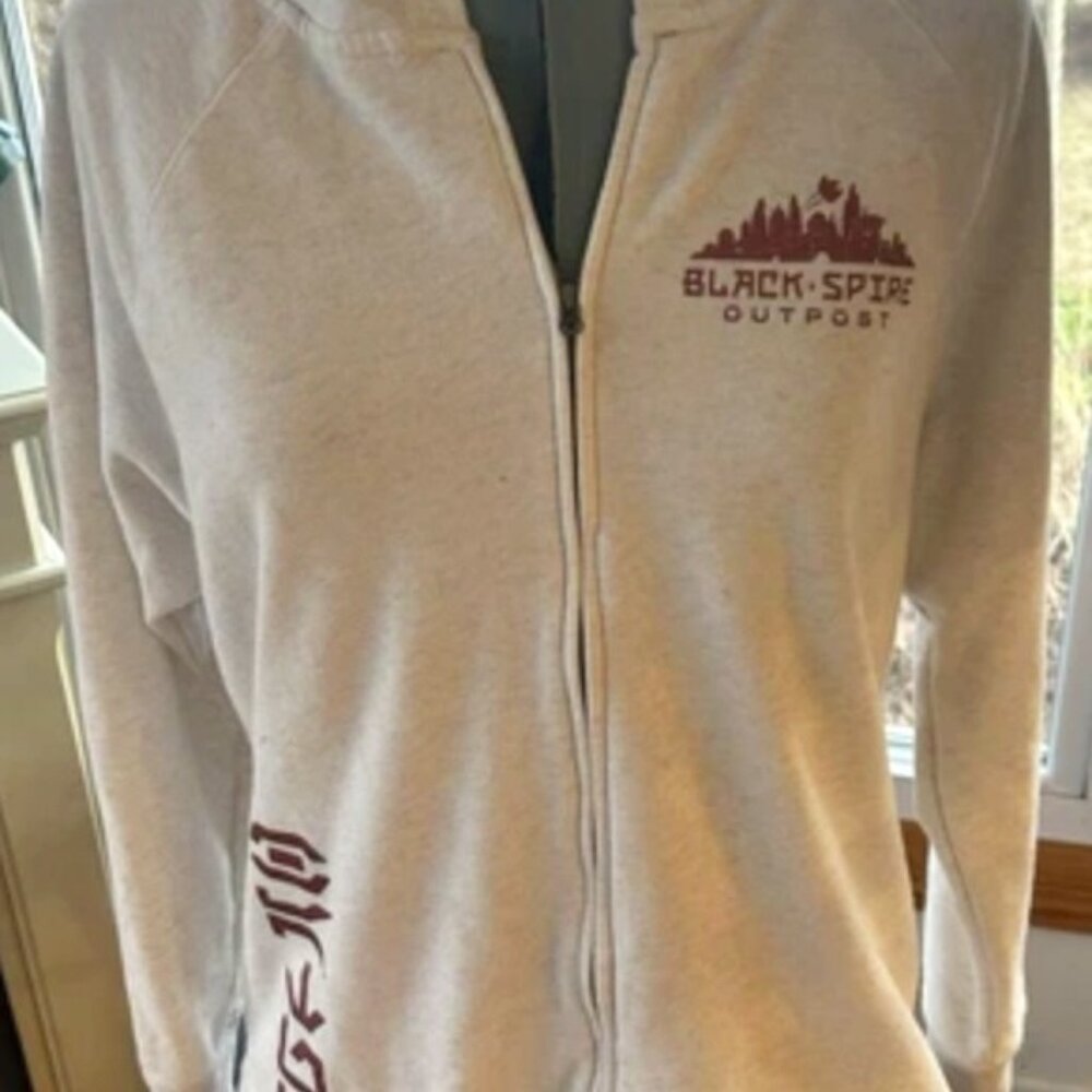 Disney Parks Star Wars Galaxy's Edge Black Spire Outpost Hoodie Sz L-Fits as M